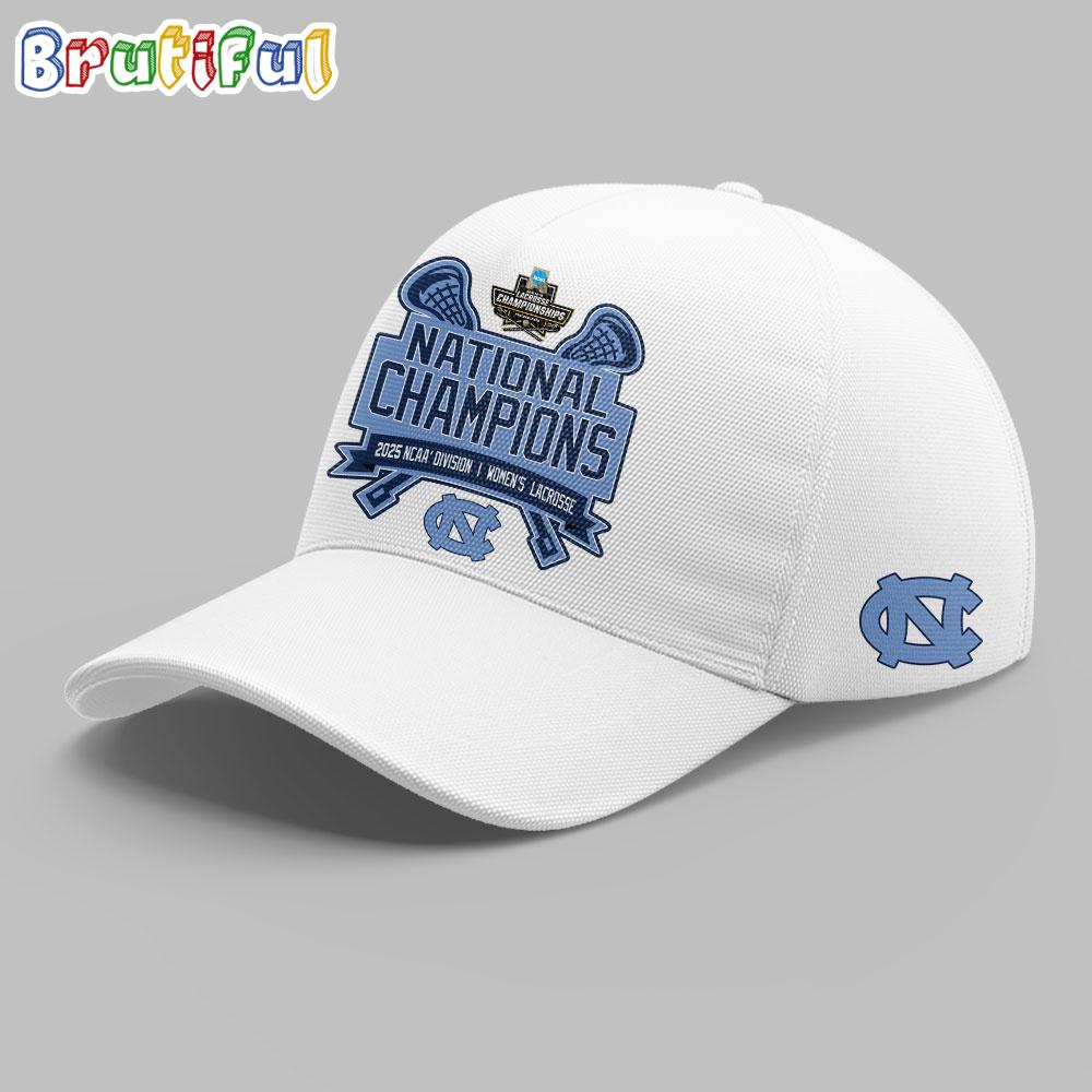 North Carolina Tar Heels 2025 Ncaa Division I Women’S Lacrosse National Champions White Cap