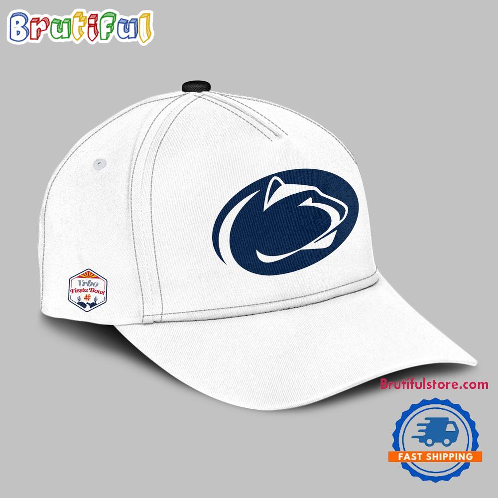 Penn State Nittany Lions Fiesta Bowl Champions 2025 White Cap Hats