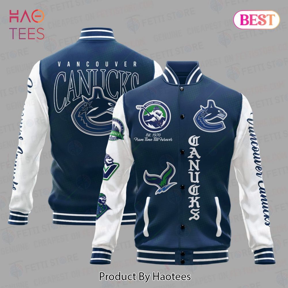 Vancouver Canucks Official Varsity Jacket – Limited Edition Fan Gear