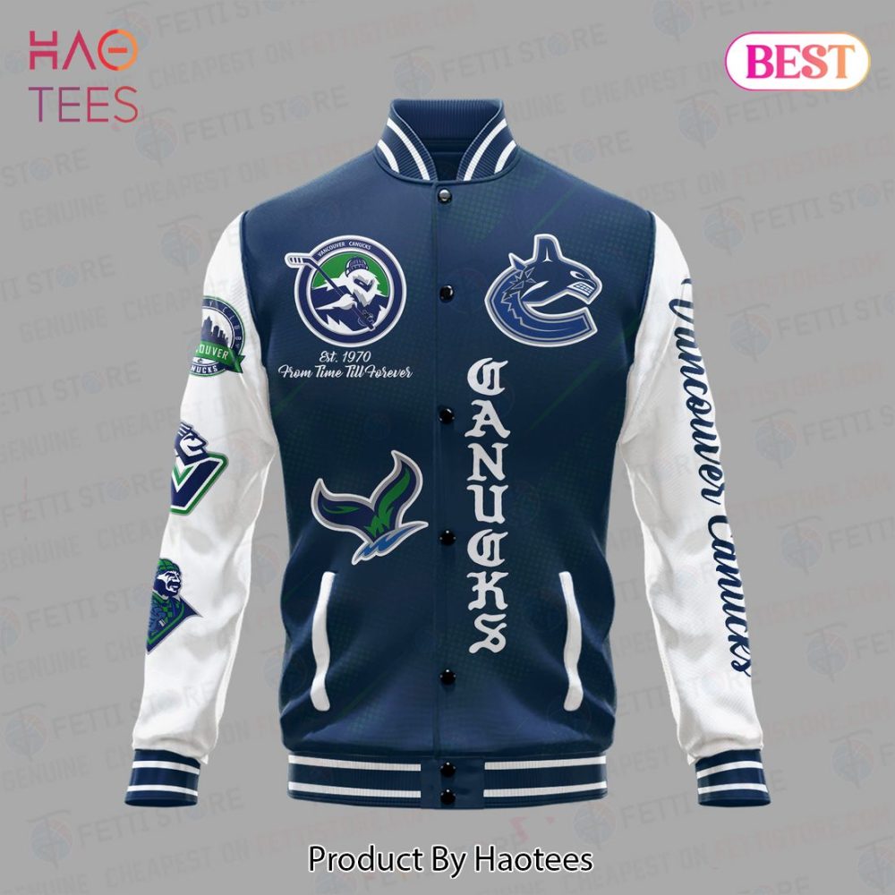 Vancouver Canucks Varsity Jacket - Official Team Apparel For Fans