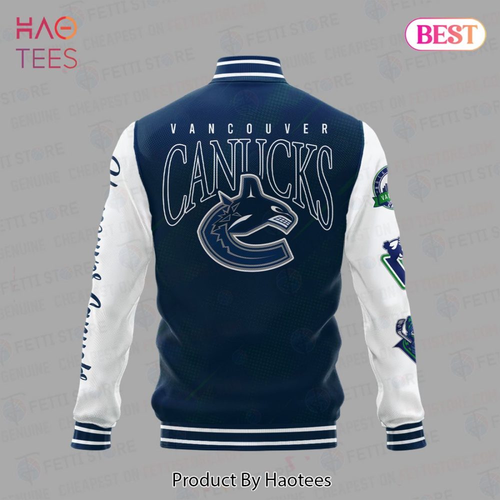 Vancouver Canucks Official Varsity Jacket – Limited Edition Fan Gear