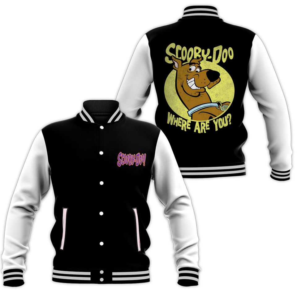 Scooby-Doo Varsity Jacket - Retro Style, Cozy Fit, Perfect For Fans!