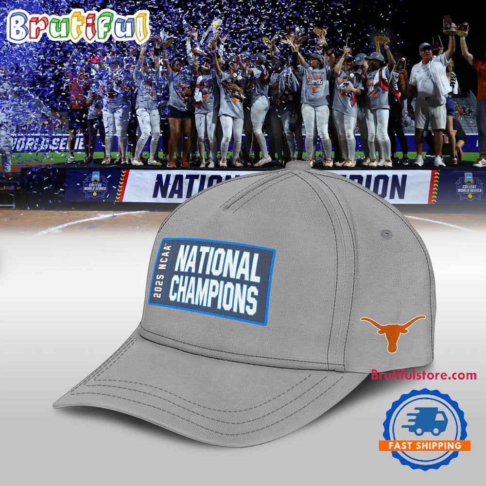 Texas Longhorns 2025 Ncaa Softball Women’S College World Series Champions Limited Edition 3D Printed Cap