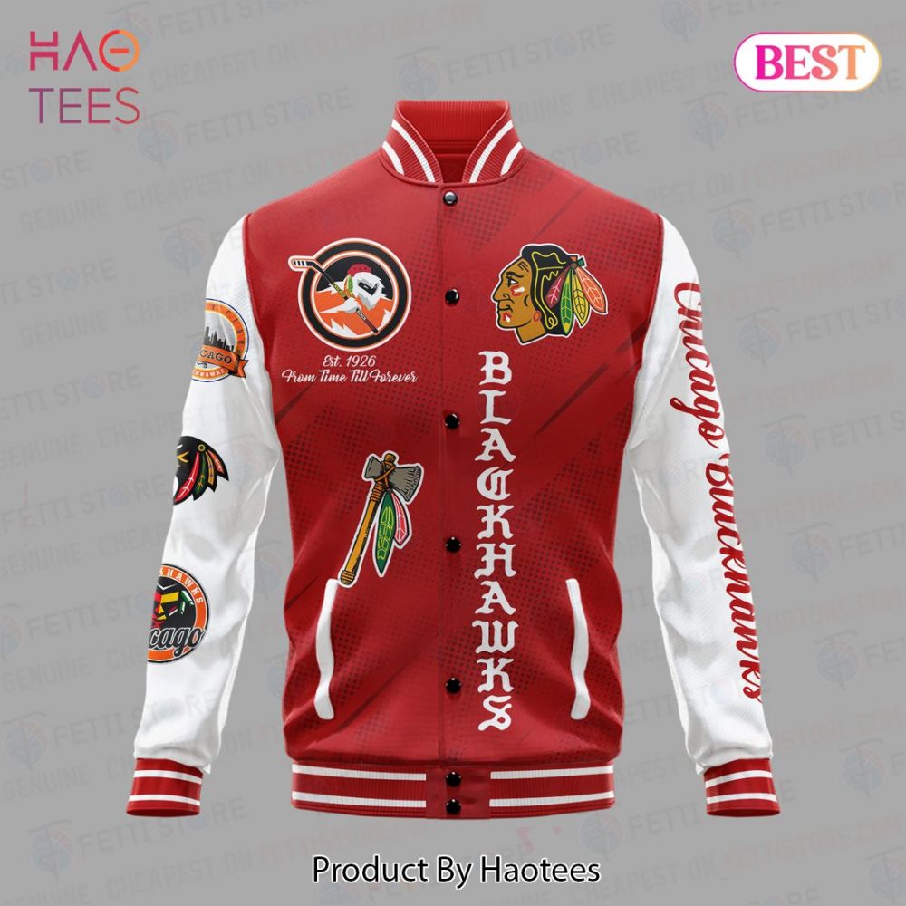 Chicago Blackhawks Varsity Jacket - Premium Fan Gear For Ultimate Support