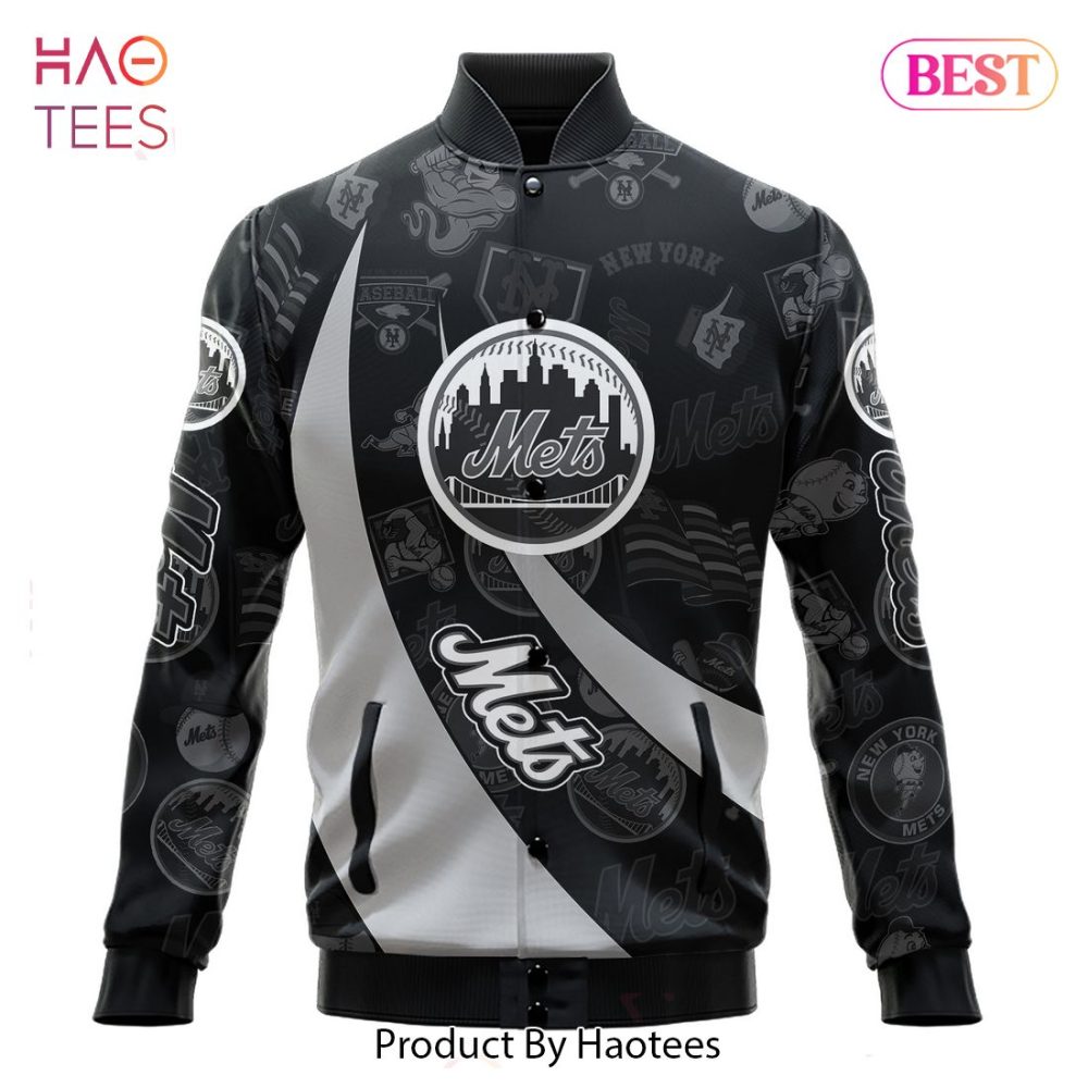 Stylish Black Mets Bomber Jacket – Perfect For Fans , Limited Edition