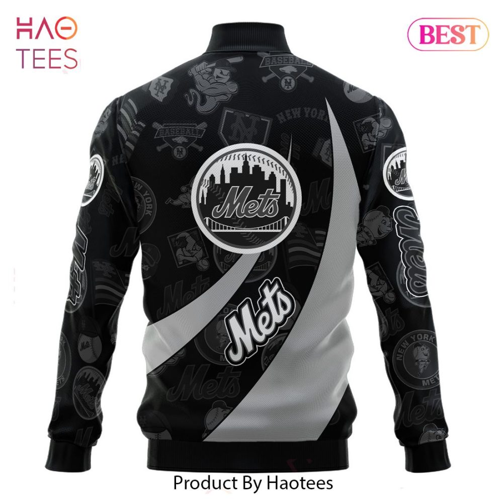 Stylish Black Mets Bomber Jacket – Perfect For Fans , Limited Edition