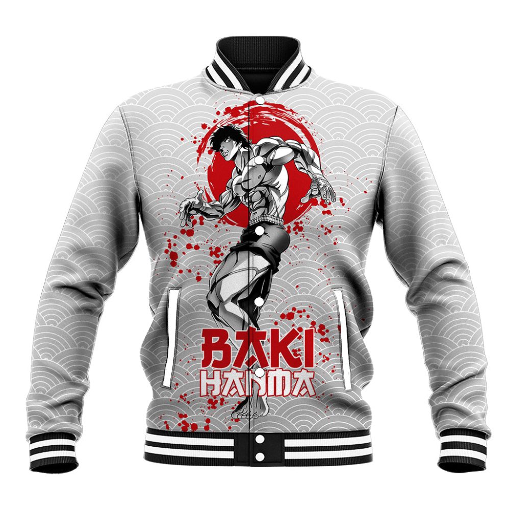Baki Hanma - Baki Hanm Baseball Jacket Japan Anime Style Ts04