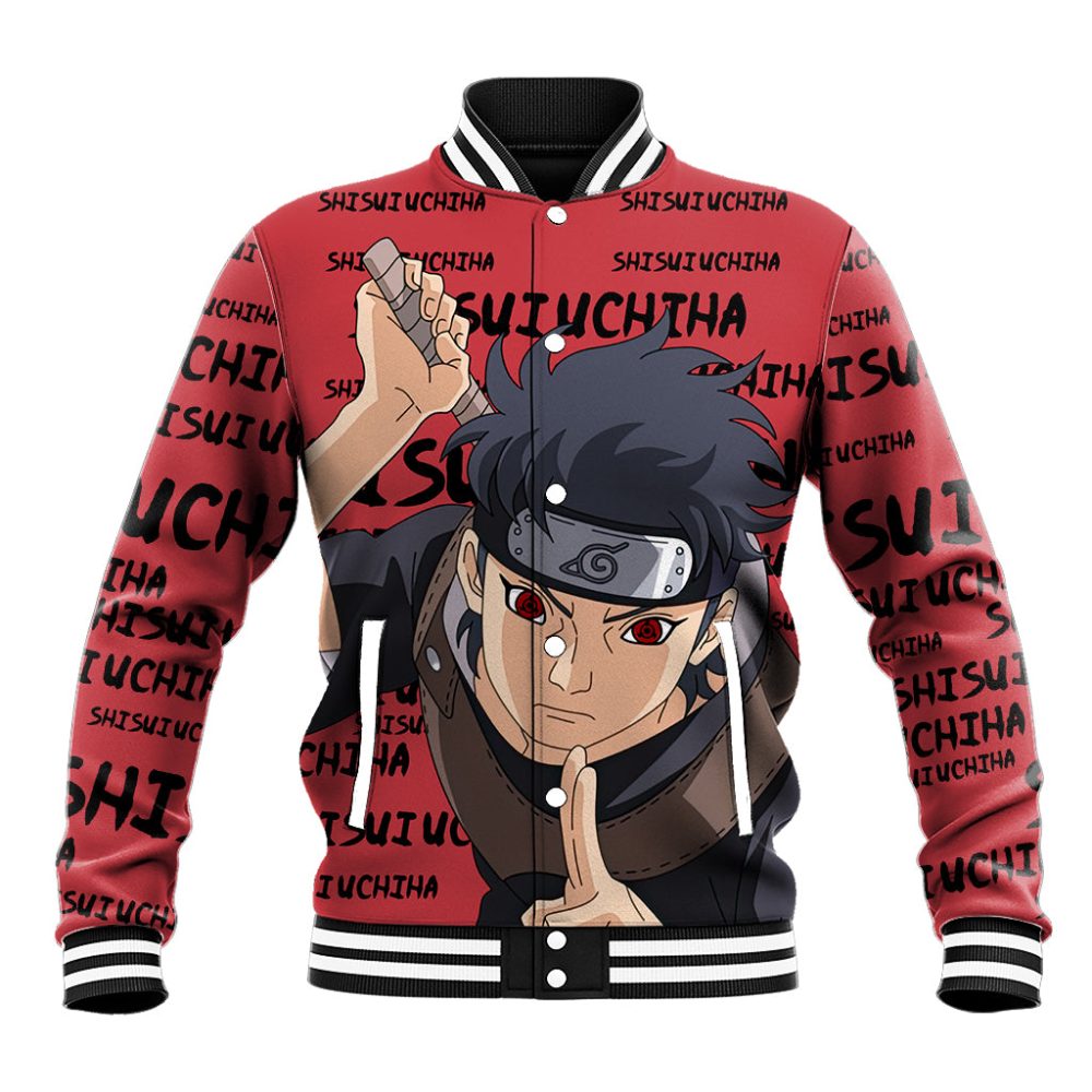 Shisui Uchiha - Style Manga Baseball Jacket Ts04