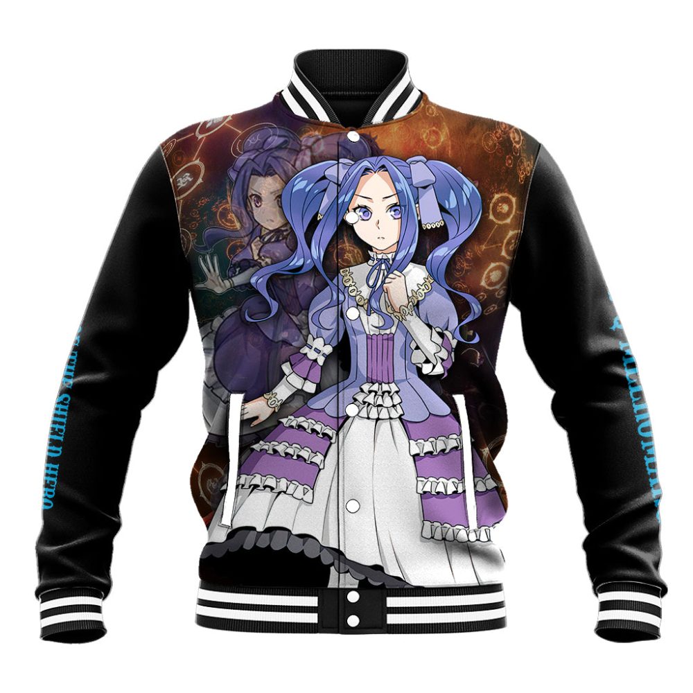 Melty Q Melromarc Rising Of The Shield Hero Baseball Jacket Anime Style Ts04