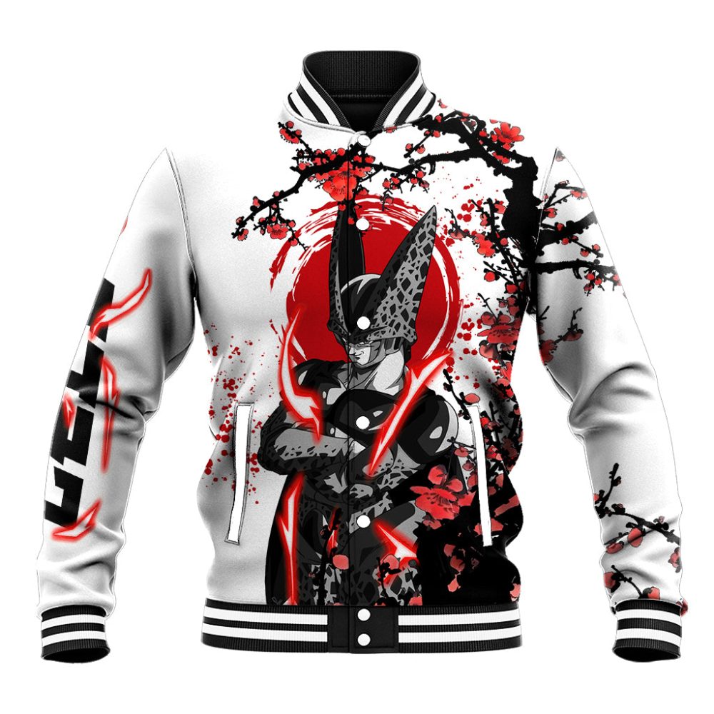 Perfect Cell - Style Anime Baseball Jacket Ts04