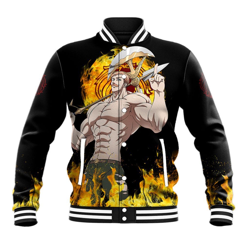 Escanor Baseball Jacket Seven Deadly Sins Anime Ts04