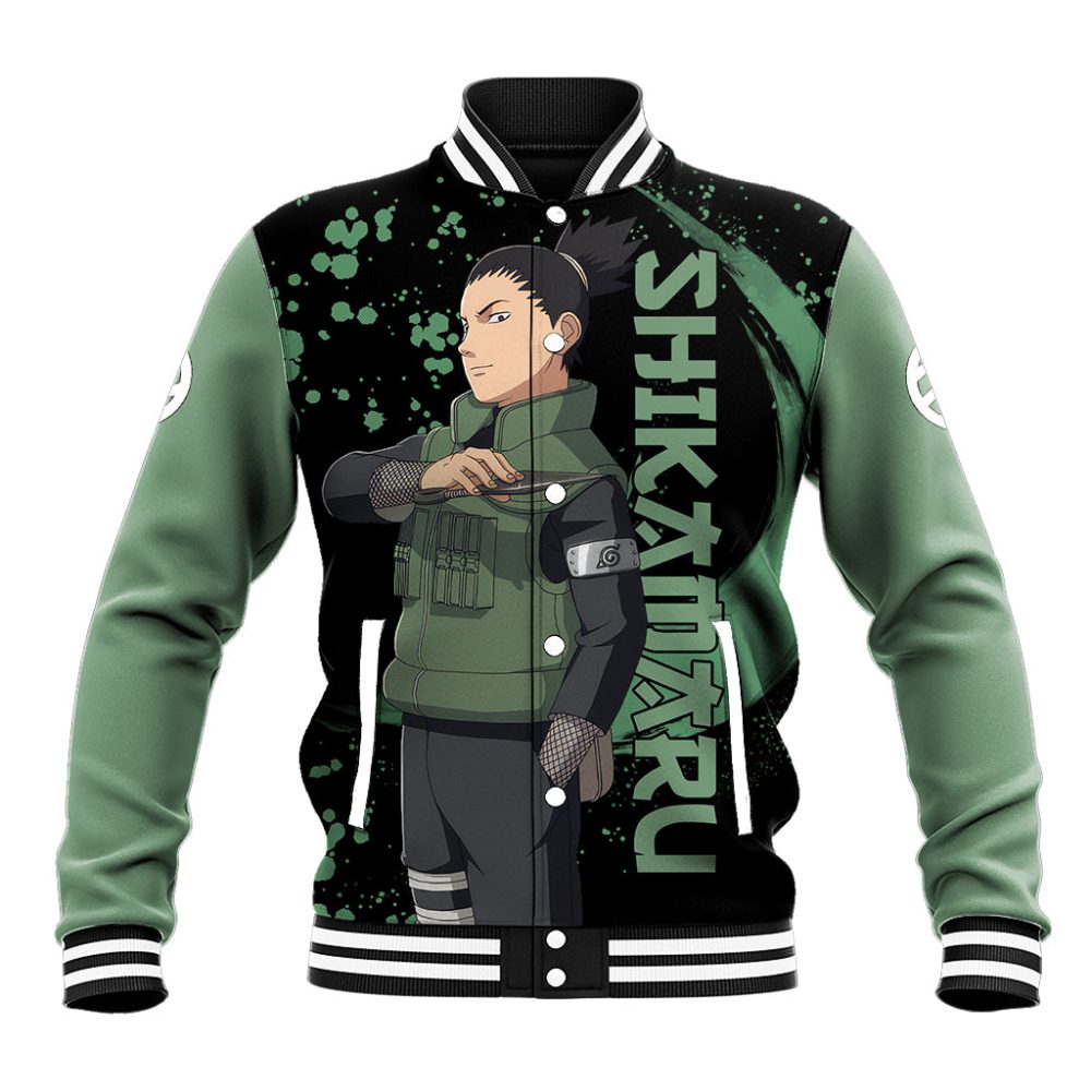 Nara Shikamaru Baseball Jacket Naruto Ts04