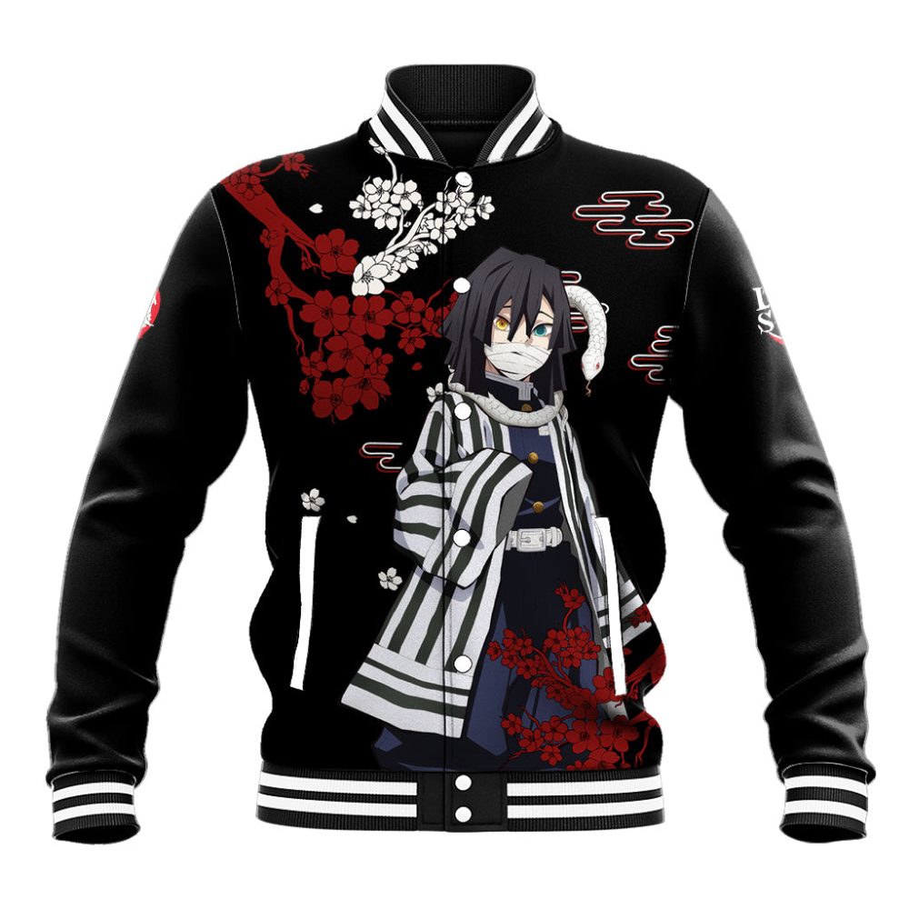 Obanai Iguro - Japan Style Baseball Jacket Ts04