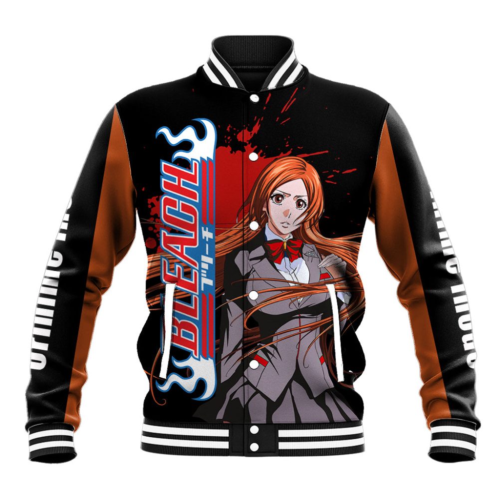 Orihime Inoue Baseball Jacket Bleach Ts04