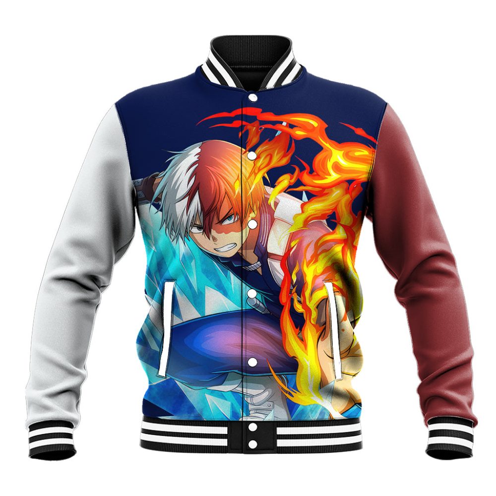 Shoto Todoroki Baseball Jacket My Hero Academia Ts04