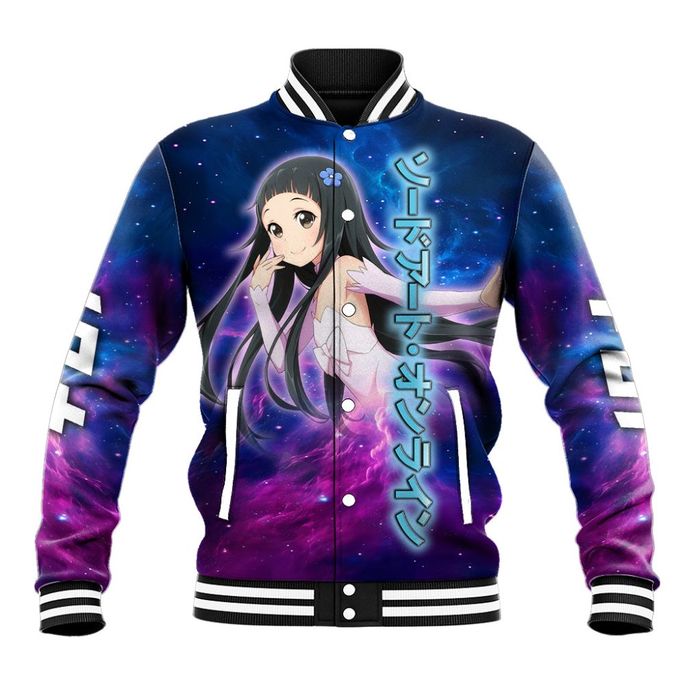 Yui Baseball Jacket Sword Art Galaxy Style Ts04