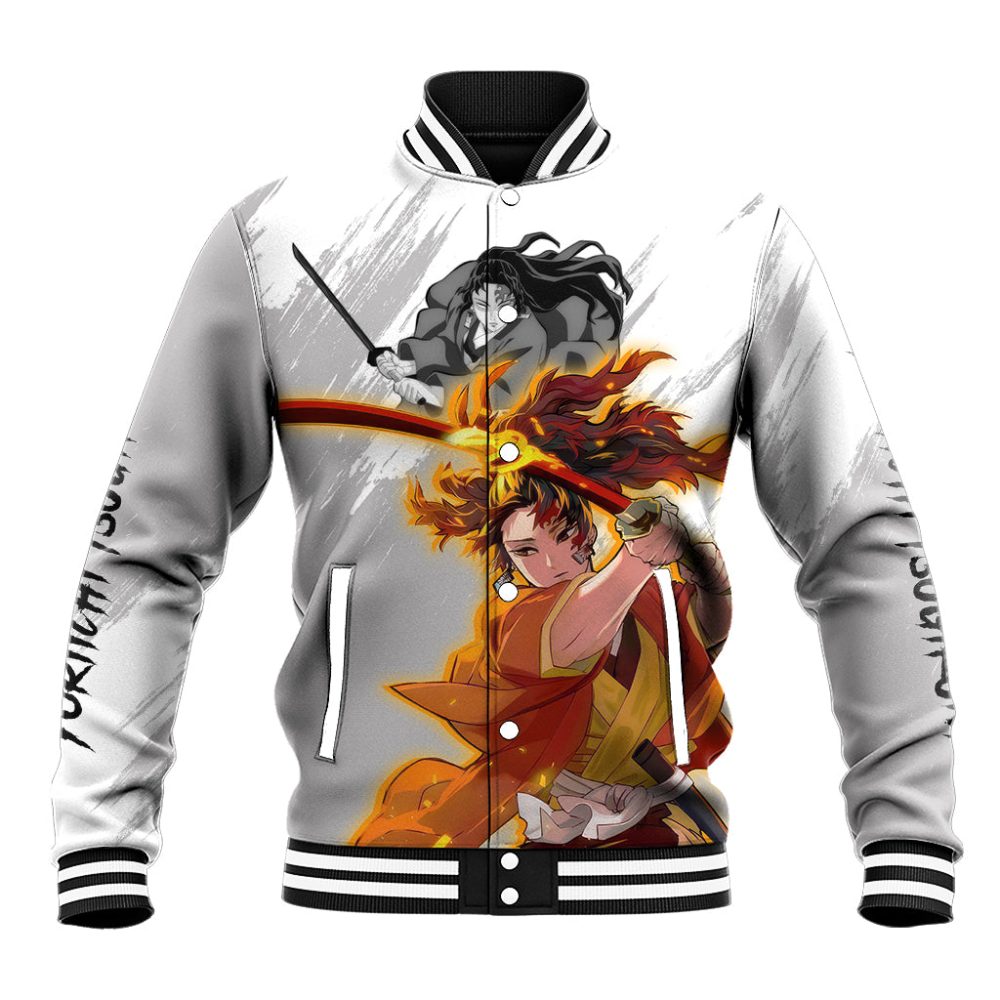 Yoriichi Tsugikuni Baseball Jacket Demon Slayer Ts04