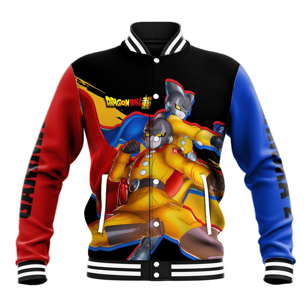 Gamma 1 And Gamma 2 Baseball Jacket Dragon Ball Super Ts04
