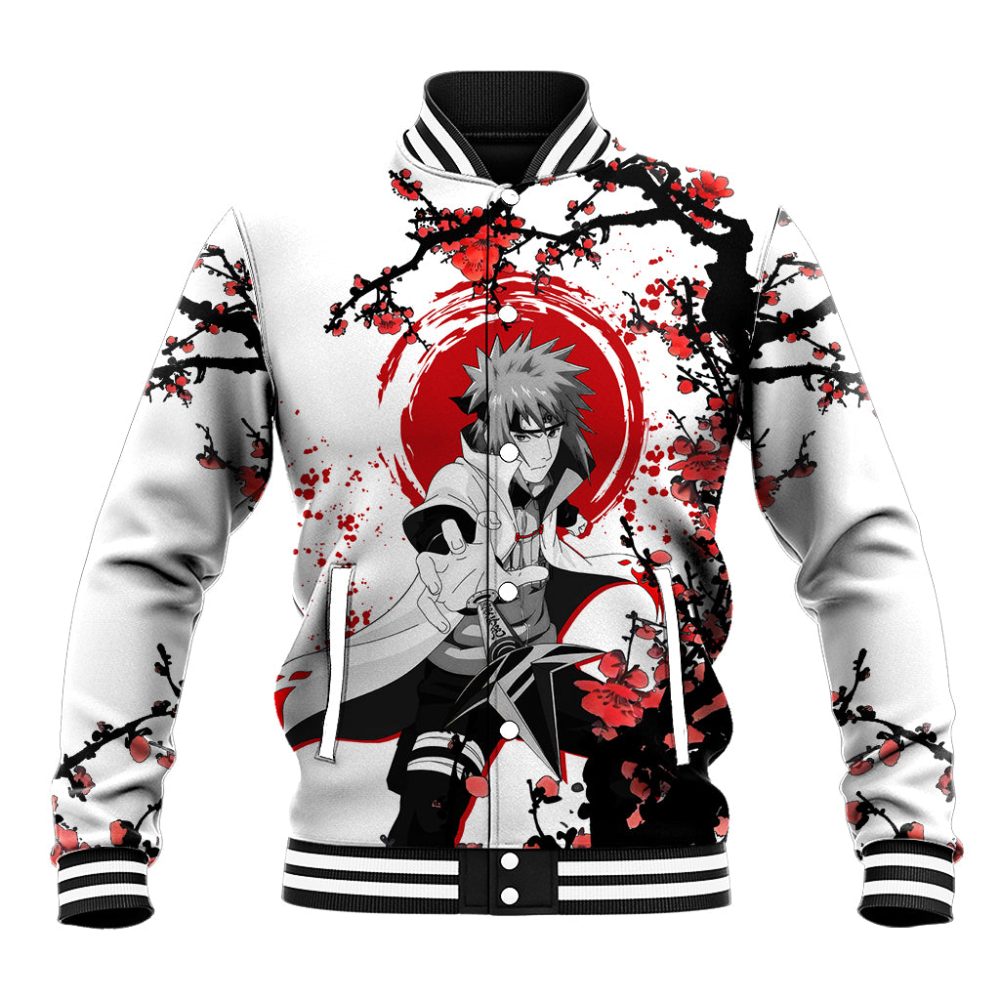 Minato Namikaze - Japan Style Anime Baseball Jacket Ts04