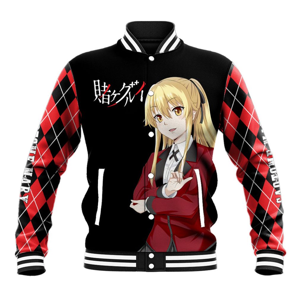 Mary Saotome Baseball Jacket Kakegurui Ts04