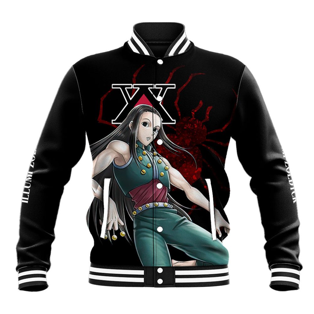 Illumi Zoldyck Phantom Troupe Hunter X Hunter Baseball Jacket Anime Style Ts04