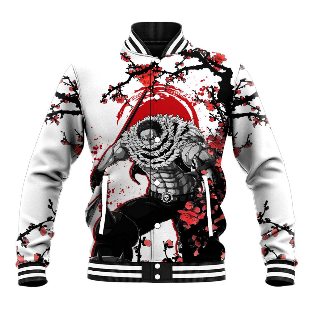 Charlotte Katakuri - Japan Style One Piece Anime Baseball Jacket Ts04