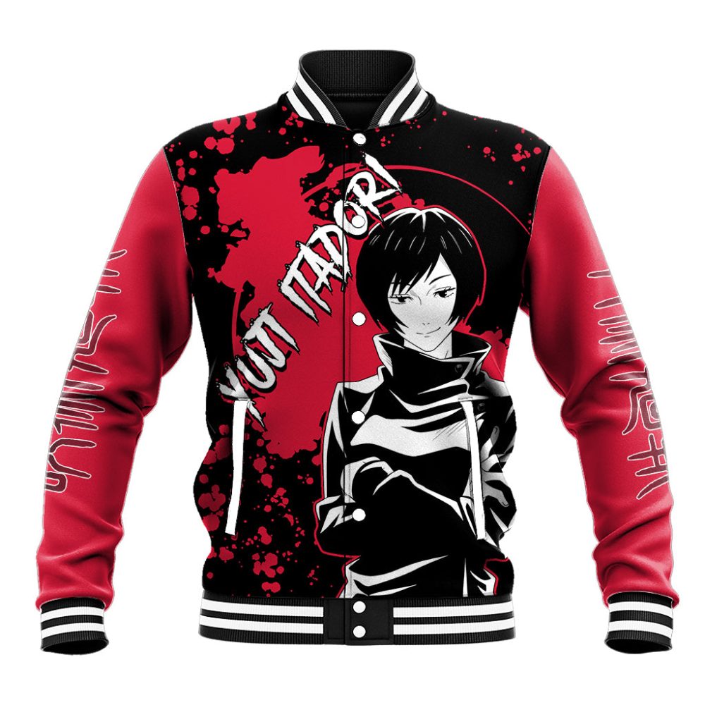 Mai Zenin Jujutsu Kaisen Baseball Jacket Manga Style Art Ts04