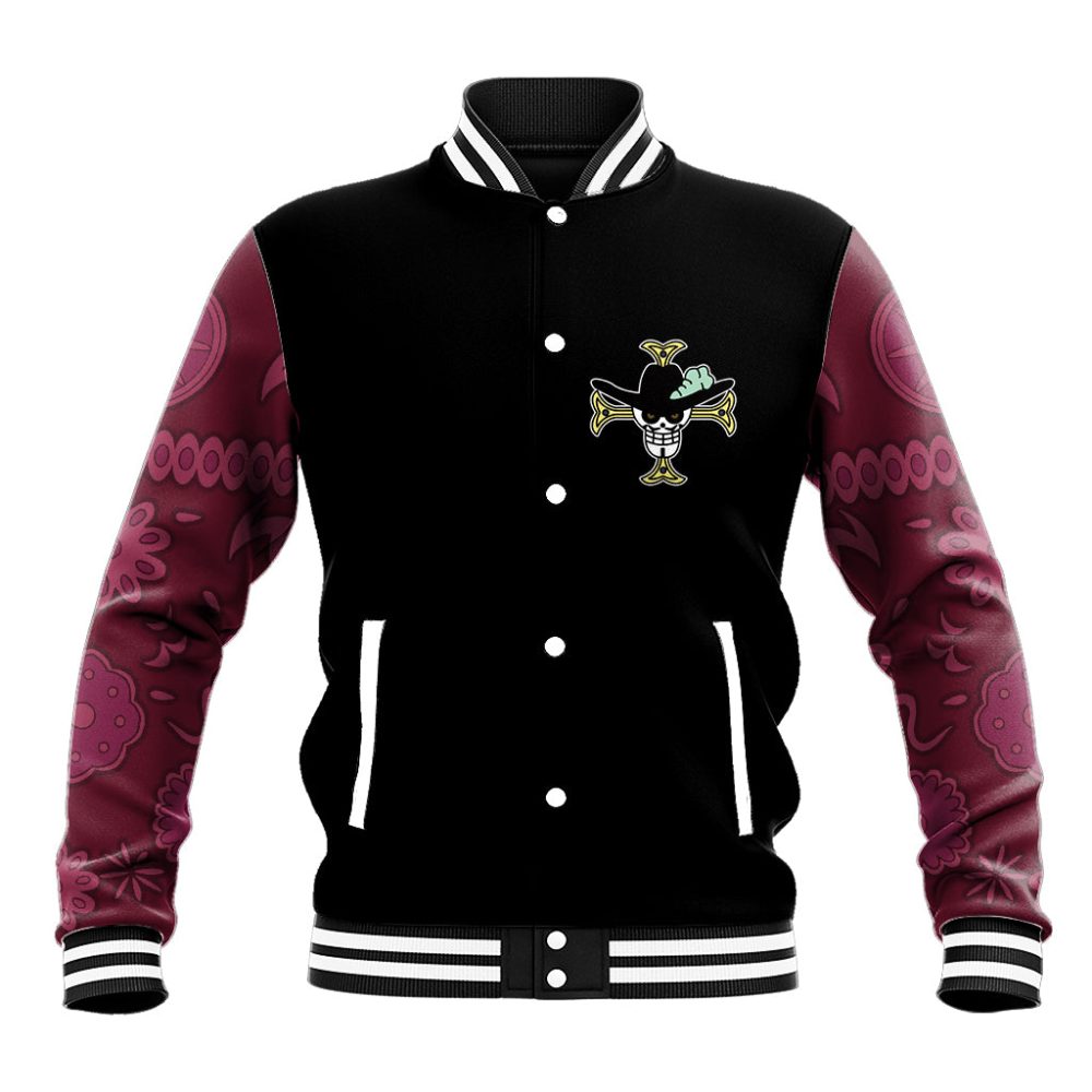 Dracule Mihawk - One Piece Anime Baseball Jacket Ts04
