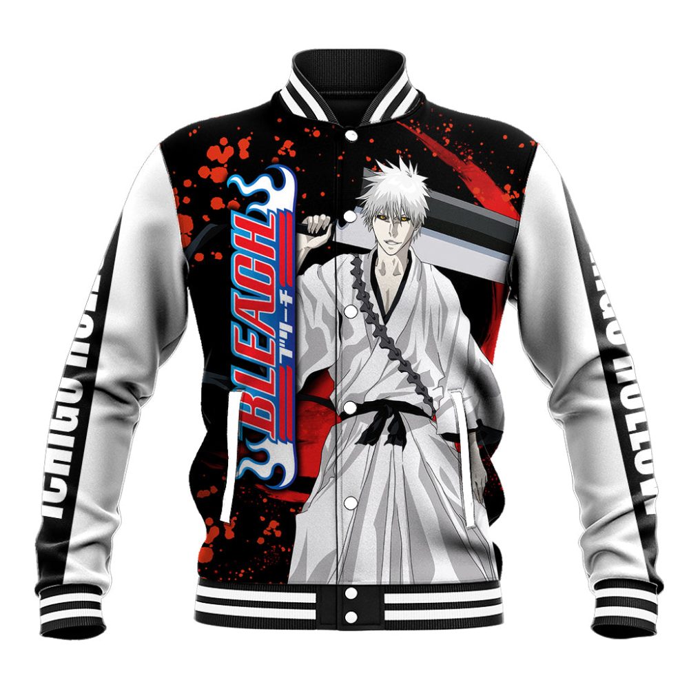 Ichigo Hollow Baseball Jacket Bleach Ts04