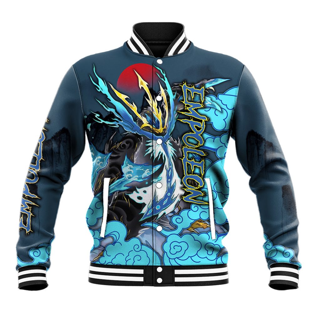 Empoleon - Pokemon Baseball Jacket Anime Japan Art Style Ts04