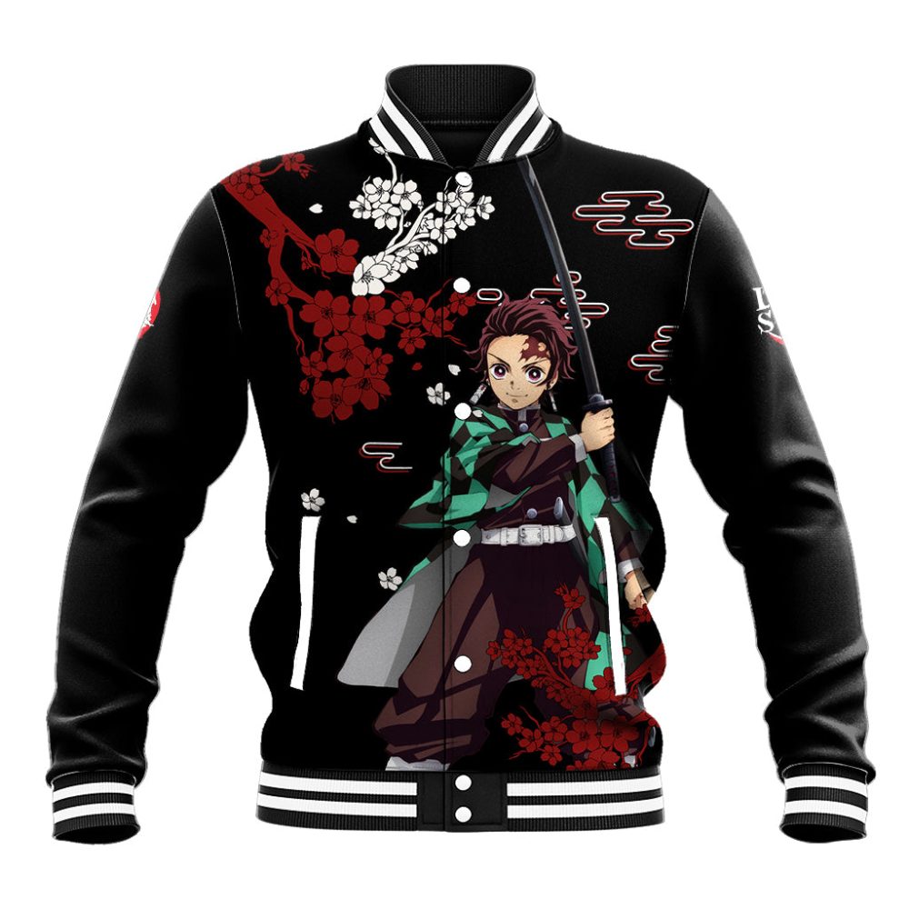 Tanjiro Kamado Japan Style Baseball Jacket Ts04