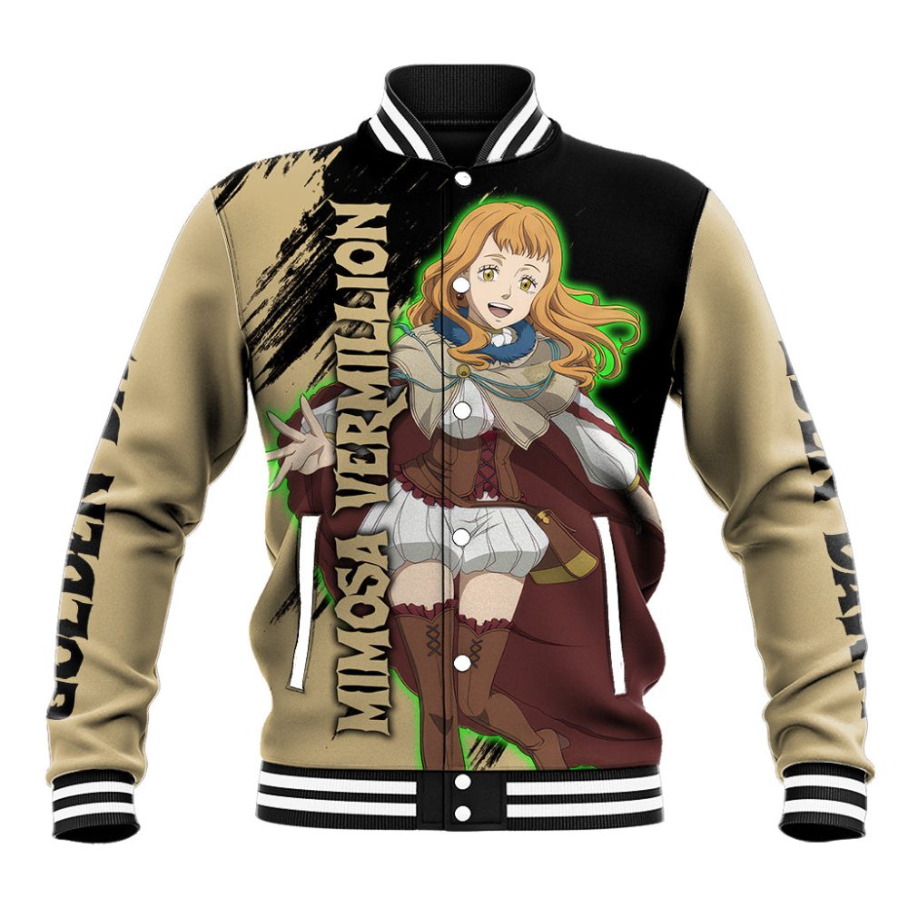Mimosa Vermillion Baseball Jacket Golden Dawn Ts04