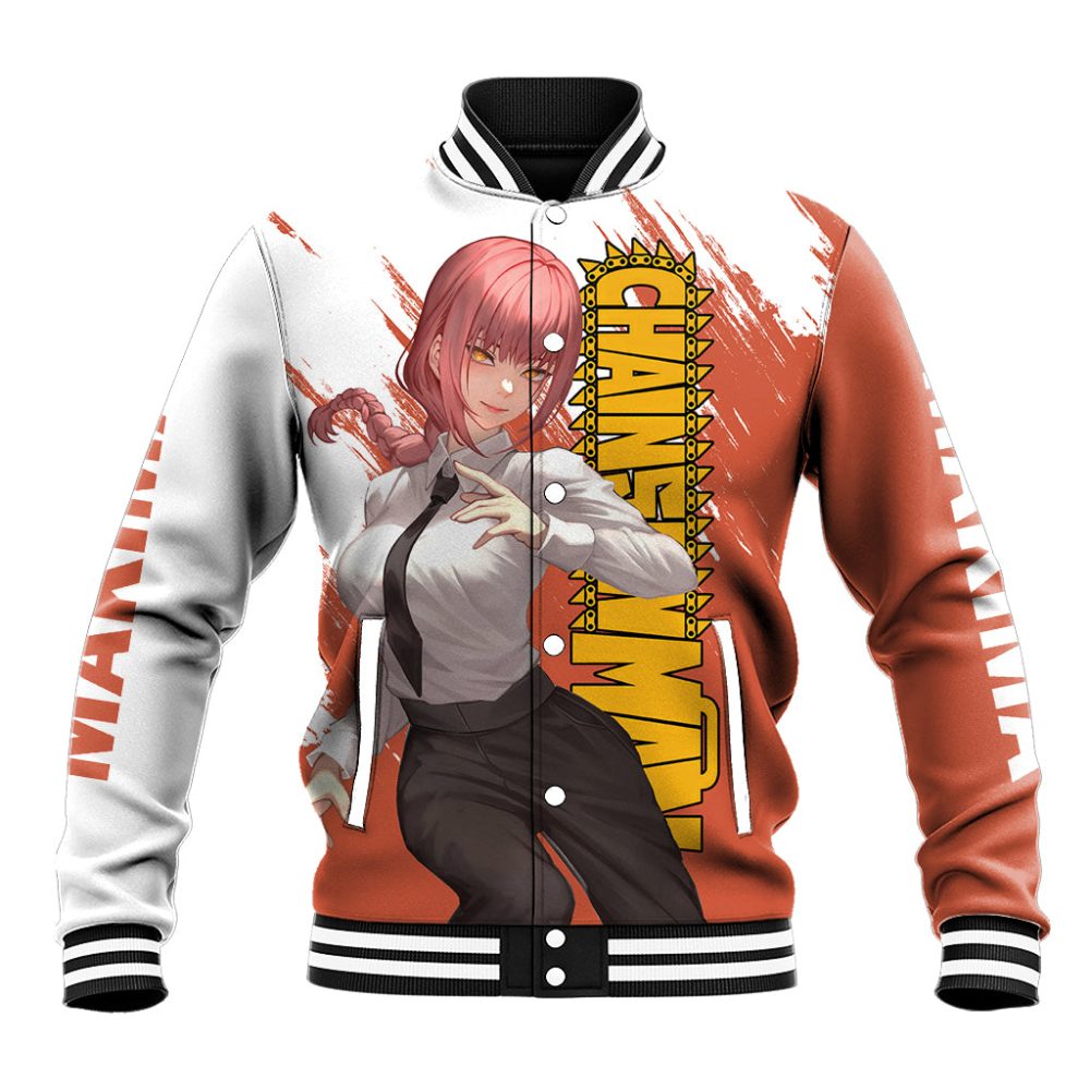 Makima Baseball Jacket Chainsaw Man Ts04
