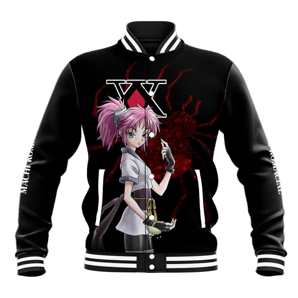 Machi Komacine Phantom Troupe Hunter X Hunter Baseball Jacket Anime Style Ts04