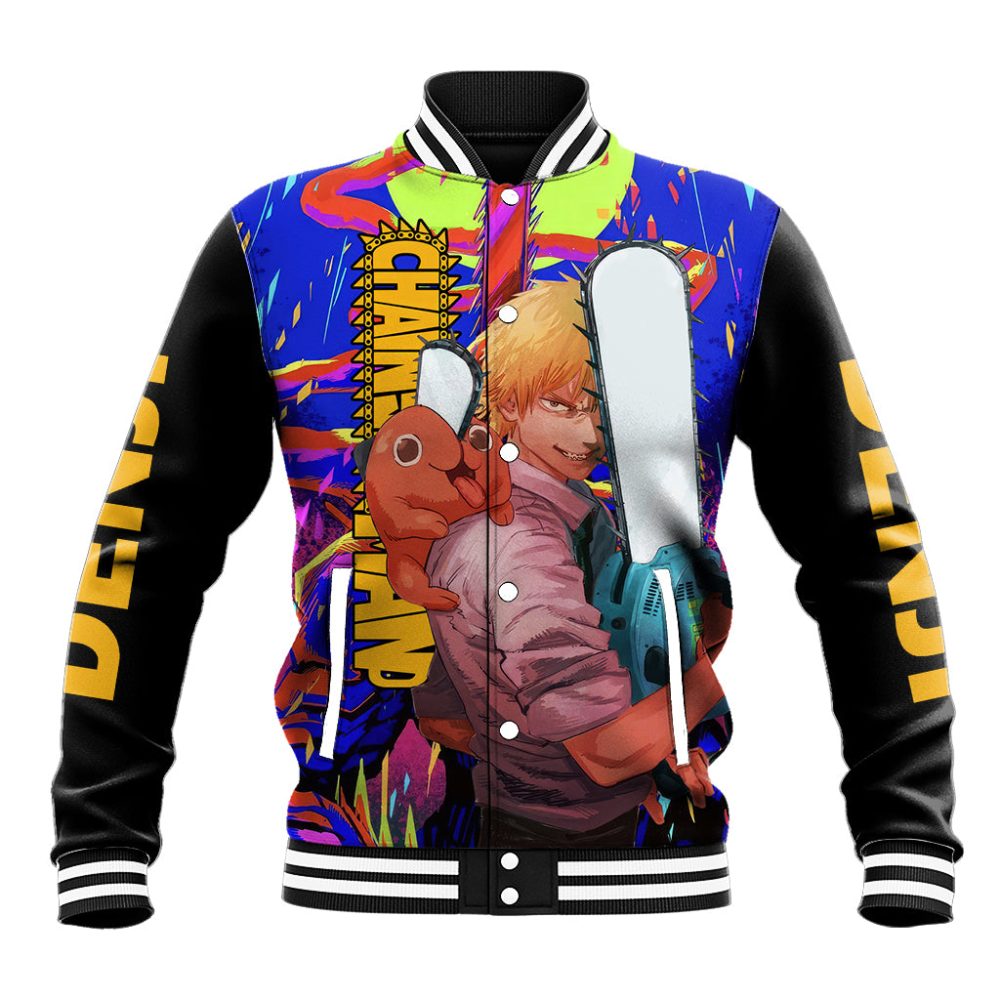 Denji Baseball Jacket Chainsaw Man Ts04