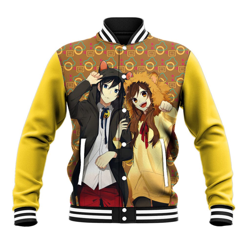 Horimiya Miyamura And Hori Baseball Jacket Horimiya Ts04