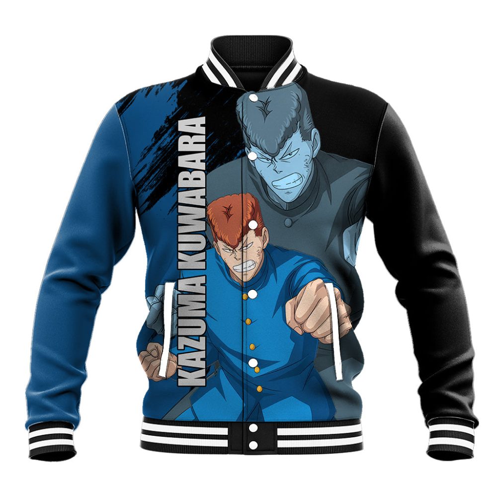 Kazuma Kuwabara Baseball Jacket Yuyu Hakusho Ts04