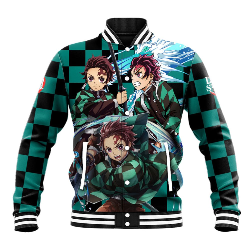 Kamado Tanjro Baseball Jacket Demon Slayer Ts04