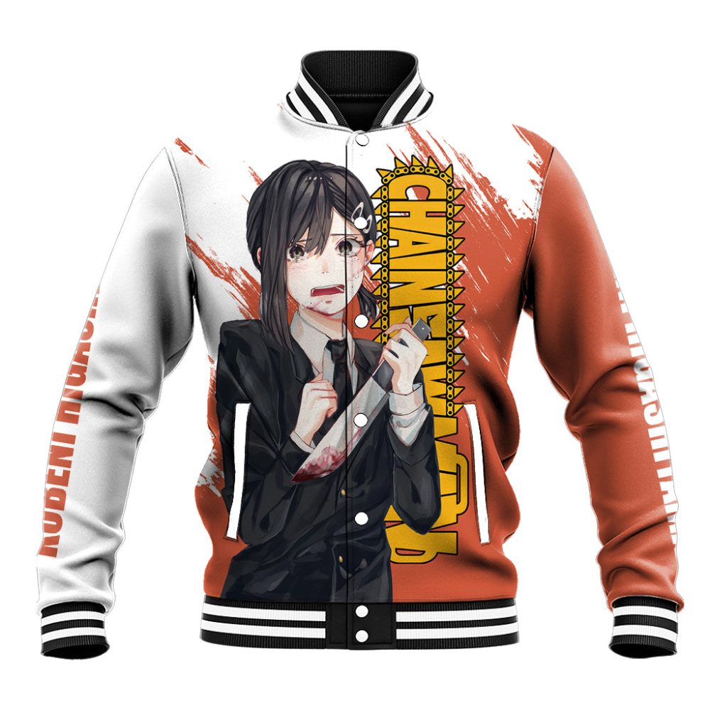 Kobeni Higashiyama Baseball Jacket Chainsaw Man Ts04