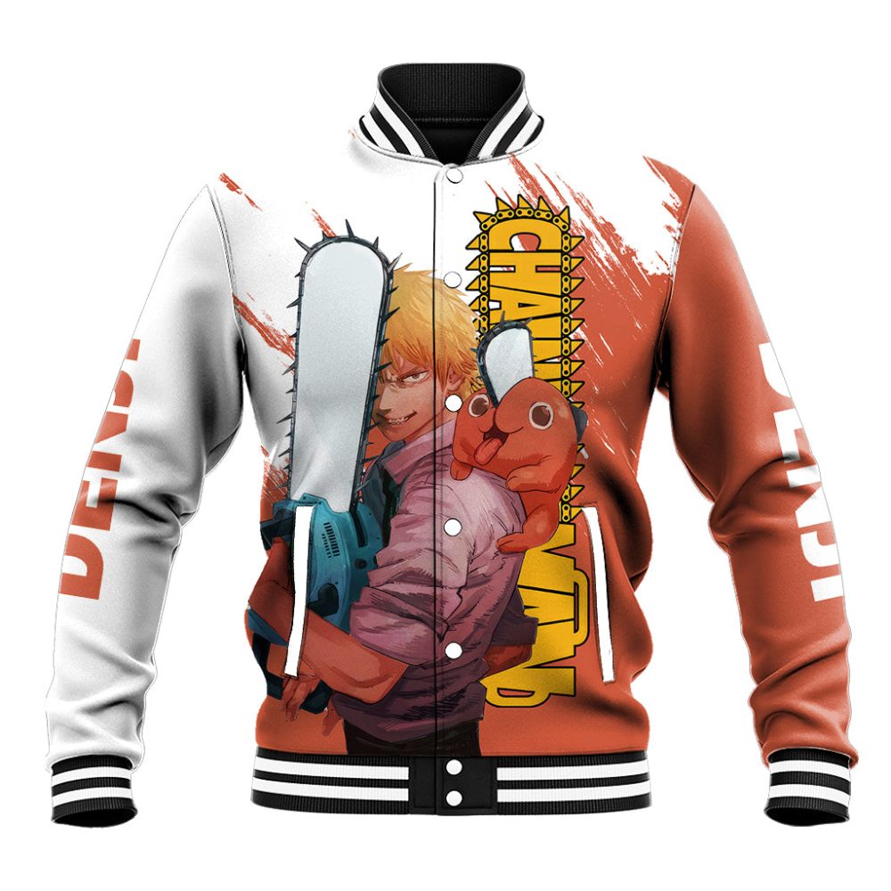 Denji Baseball Jacket Chainsaw Man Ts04