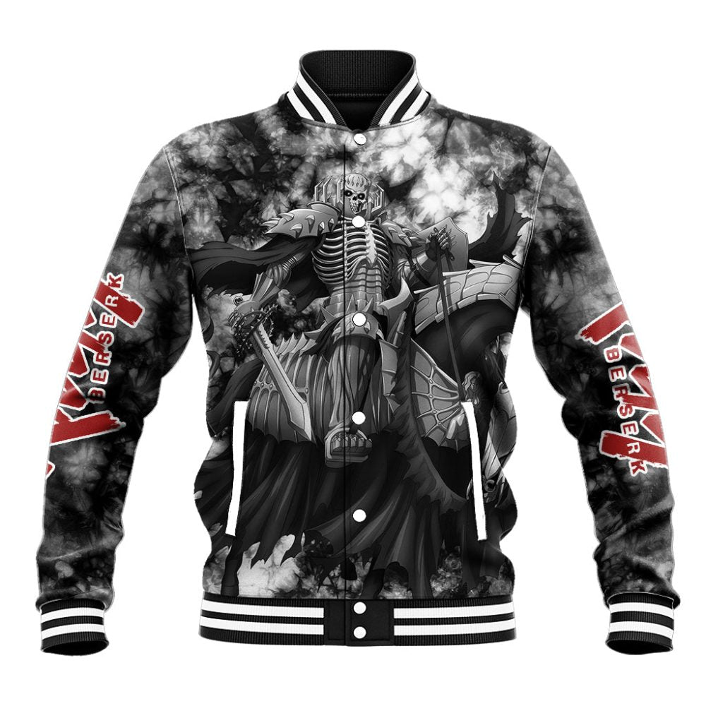 The Skull Knight Berserk Baseball Jacket Anime Grunge Style Ts04