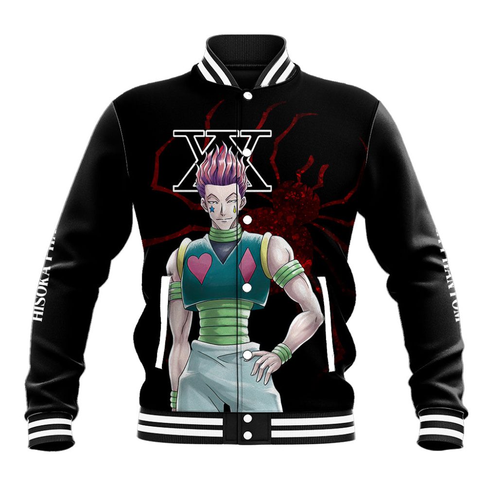 Hisoka Phantom Troupe Hunter X Hunter Baseball Jacket Anime Style Ts04