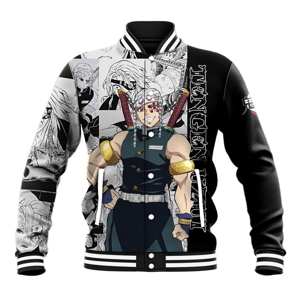 Tengen Uzui - Manga Style Baseball Jacket Ts04
