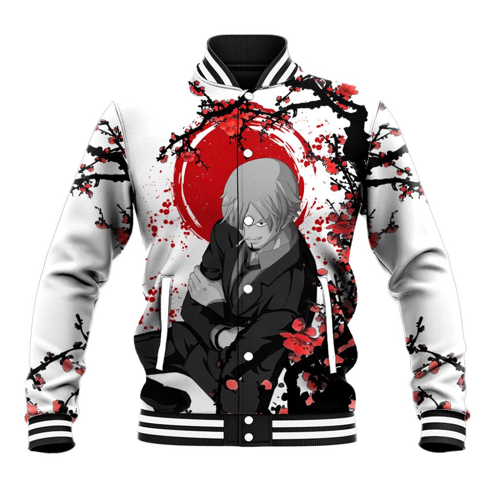 Vinsmoke Sanji One Piece Japan Style Anime Baseball Jacket Ts04