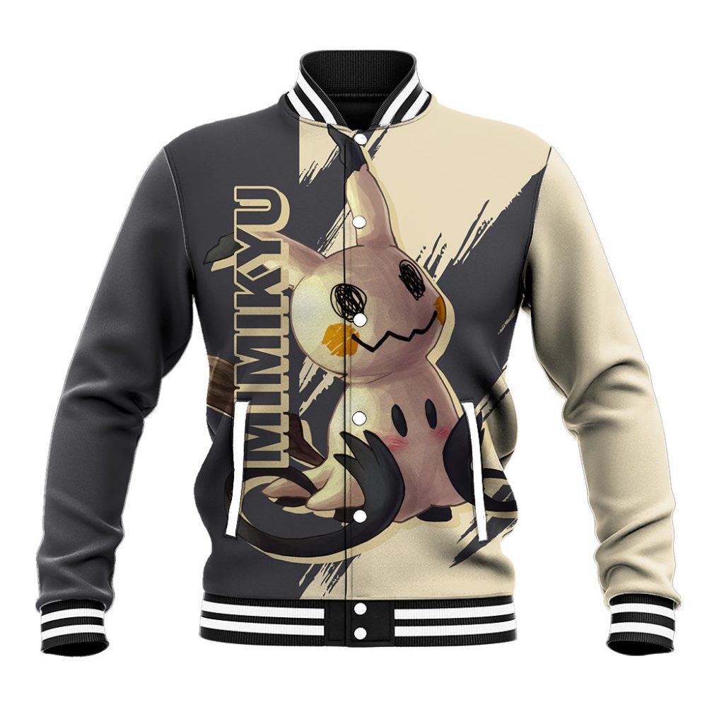 Mimikyu Pokemon Anime Baseball Jacket Ts04