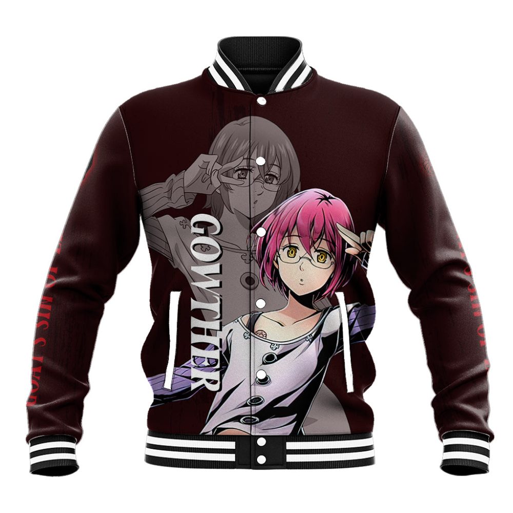 Goat'S Sin Of Lust Gowther Baseball Jacket Ten Commandments Ts04