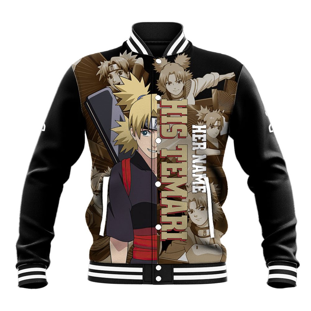 Temari Baseball Jacket Naruto Ts04