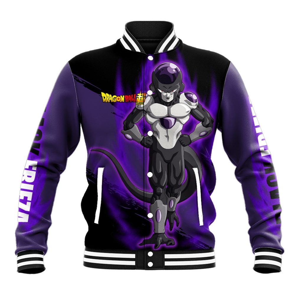 Black Frieza - Dragon Ball Super Baseball Jacket Ts04