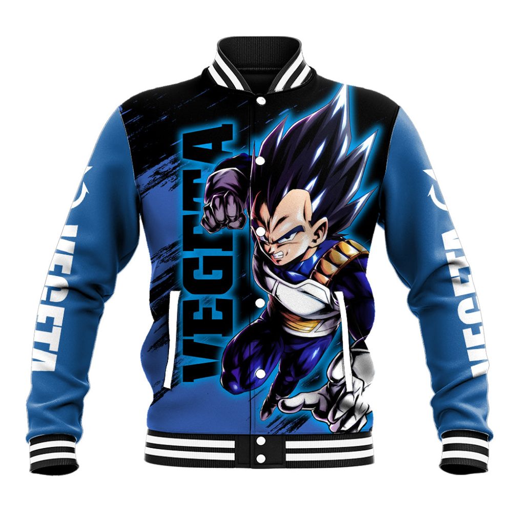 Vegeta Hoodie Dragon Ball Anime Baseball Jacket Ts04