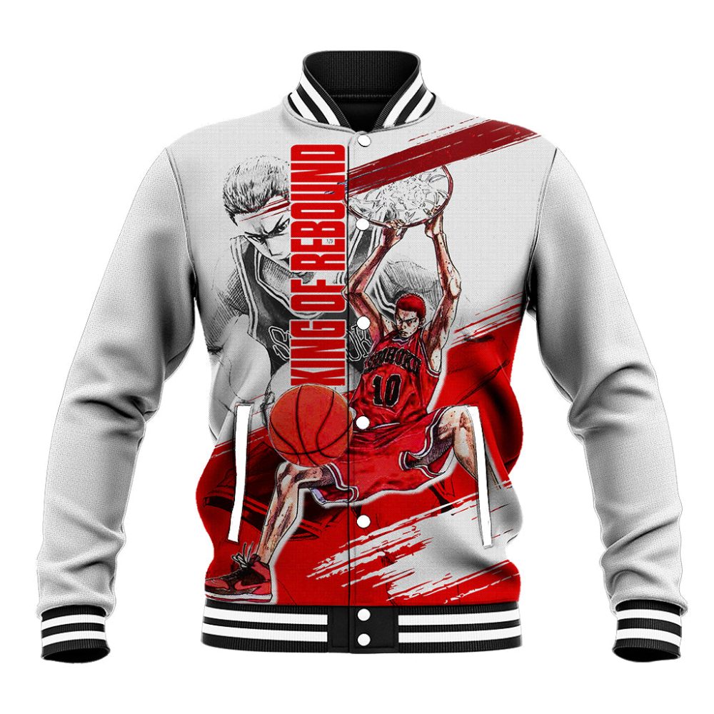 Hanamichi Sakuragi Slam Dunk Movie Baseball Jacket Ts07